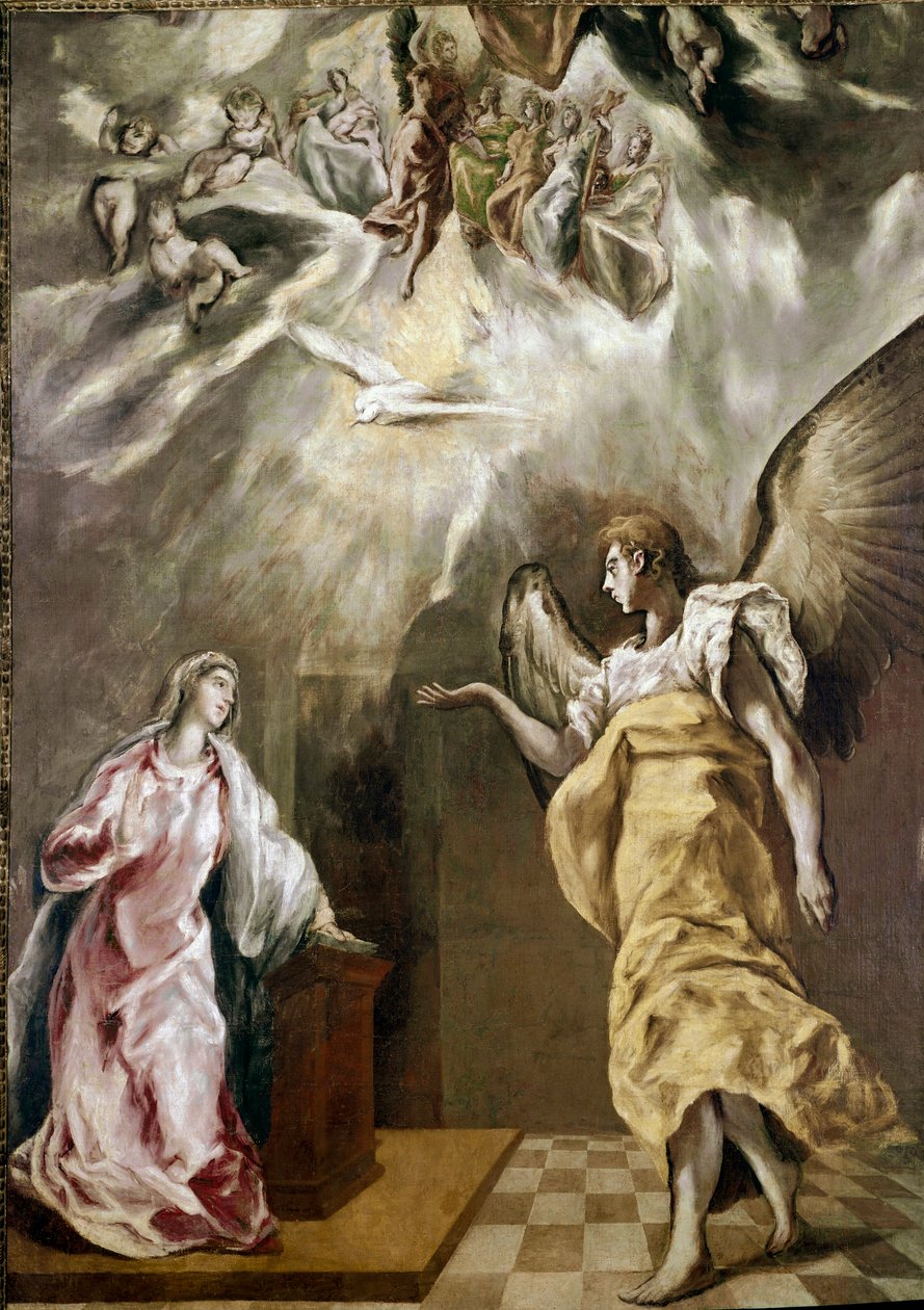 Zwiastowanie - Zwiastowanie autorstwa El Greco