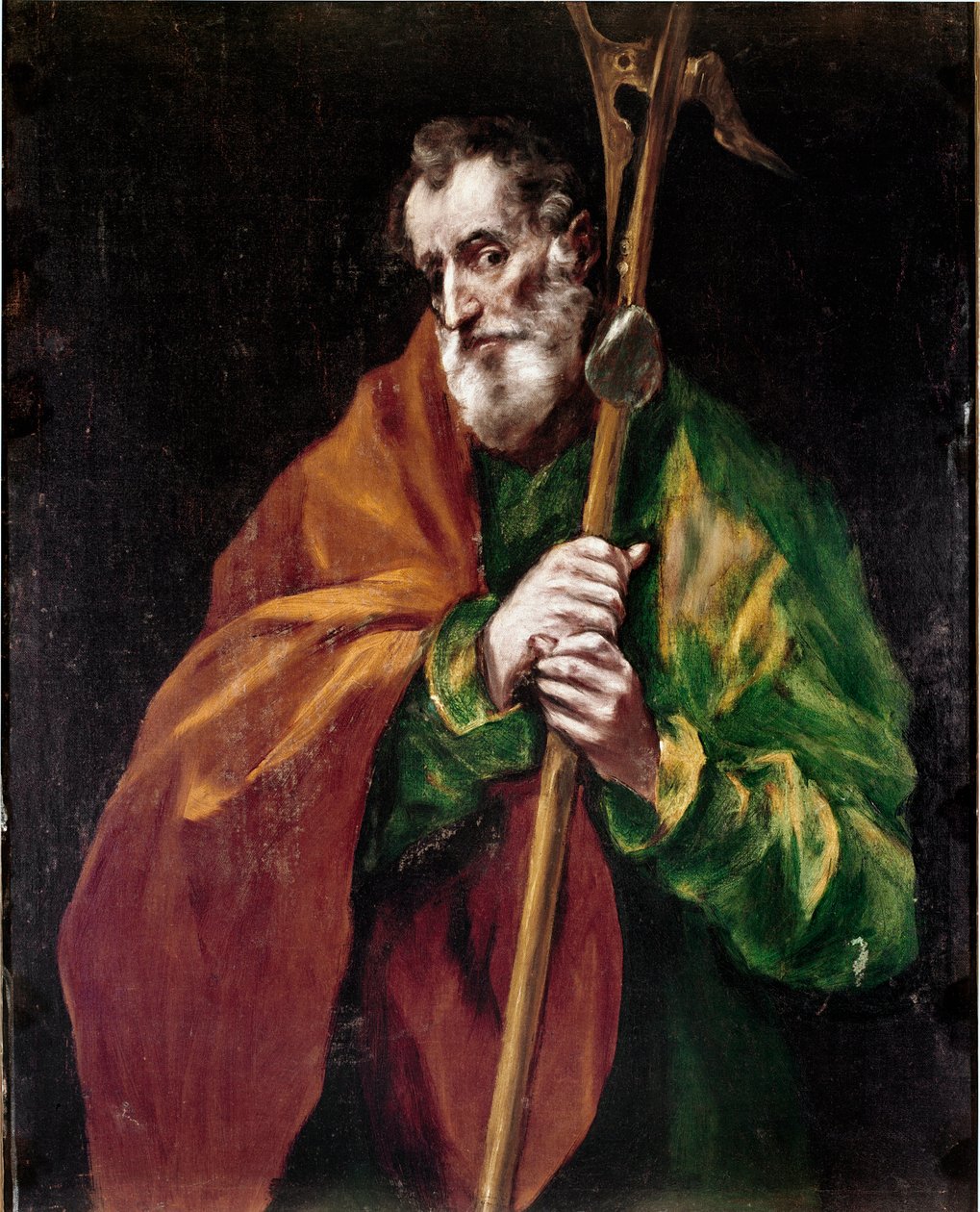 Apostolat katedry w Toledo: Apostoł św. Judy Tadeusza. Obraz Domenikosa Theotokopoulosa dit El Greco (1540-1614) autorstwa El Greco