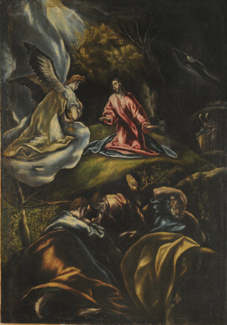 Jezus w Ogrodzie Oliwnym autorstwa El (1541 1614) Greco
