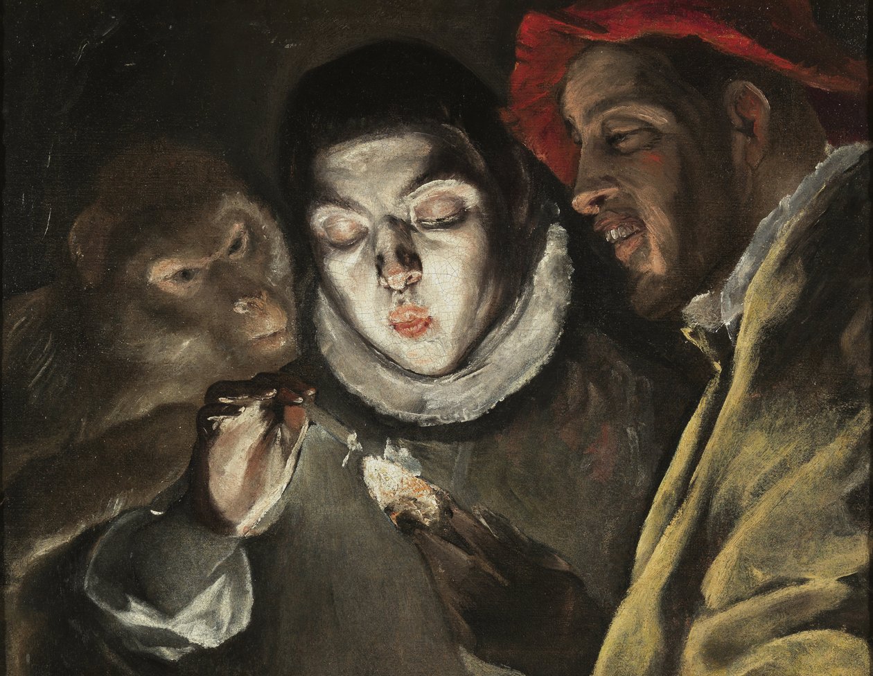 La bajka - Peinture de Dominicos Theotokopoulos dit Le Greco (1541-1614), huile sur toile (50,5x63,6 cm), vers 1580 - (Bajka, olej na płótnie El Greco) - Museo del Prado, Madryt (Espagne) autorstwa El Greco