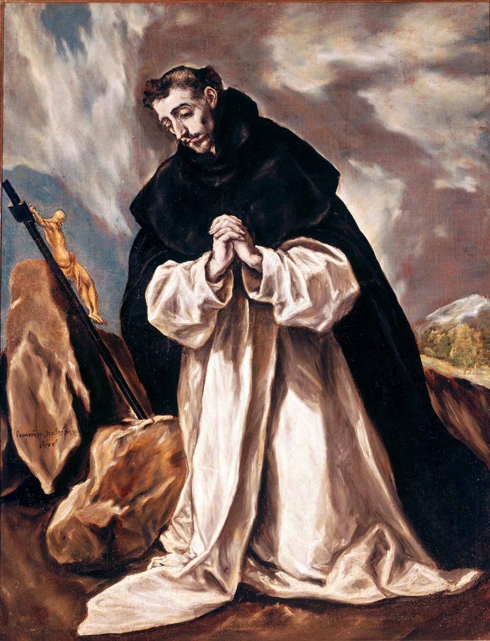 Św. Dominika w modlitwie Obraz Domenikos Theotokopoulos dit El Greco (1541-1614) 1598-1603 Ndz. 120x88 cm Katedra w Toledo (Toledo) autorstwa El Greco