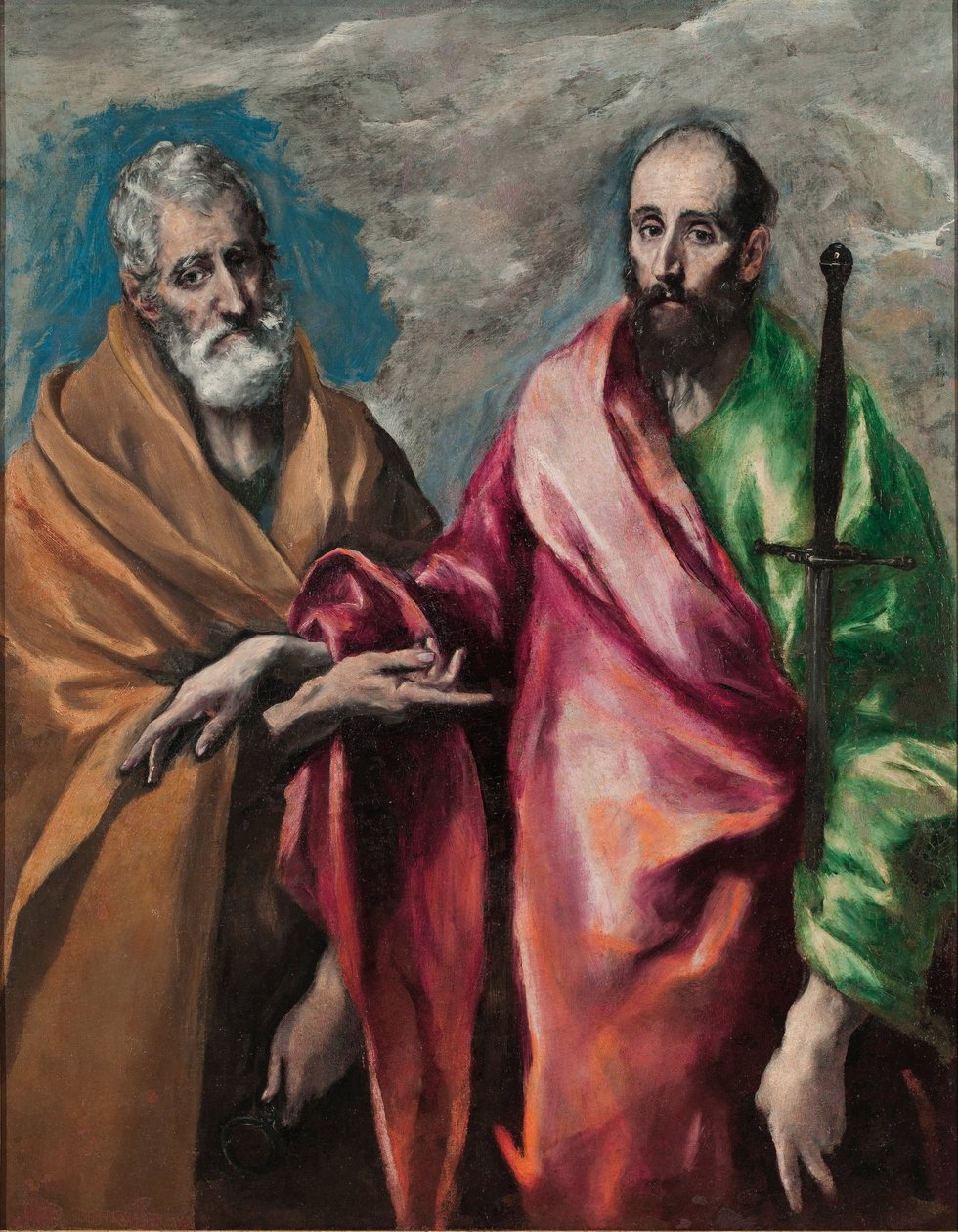 Św. Piotr i Paweł, ok. 1590 (olej na płótnie) autorstwa El Greco