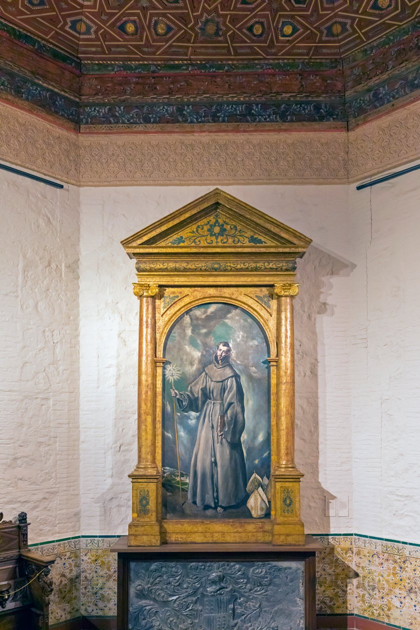 Św. Bernardyn ze Sieny autorstwa El Greco