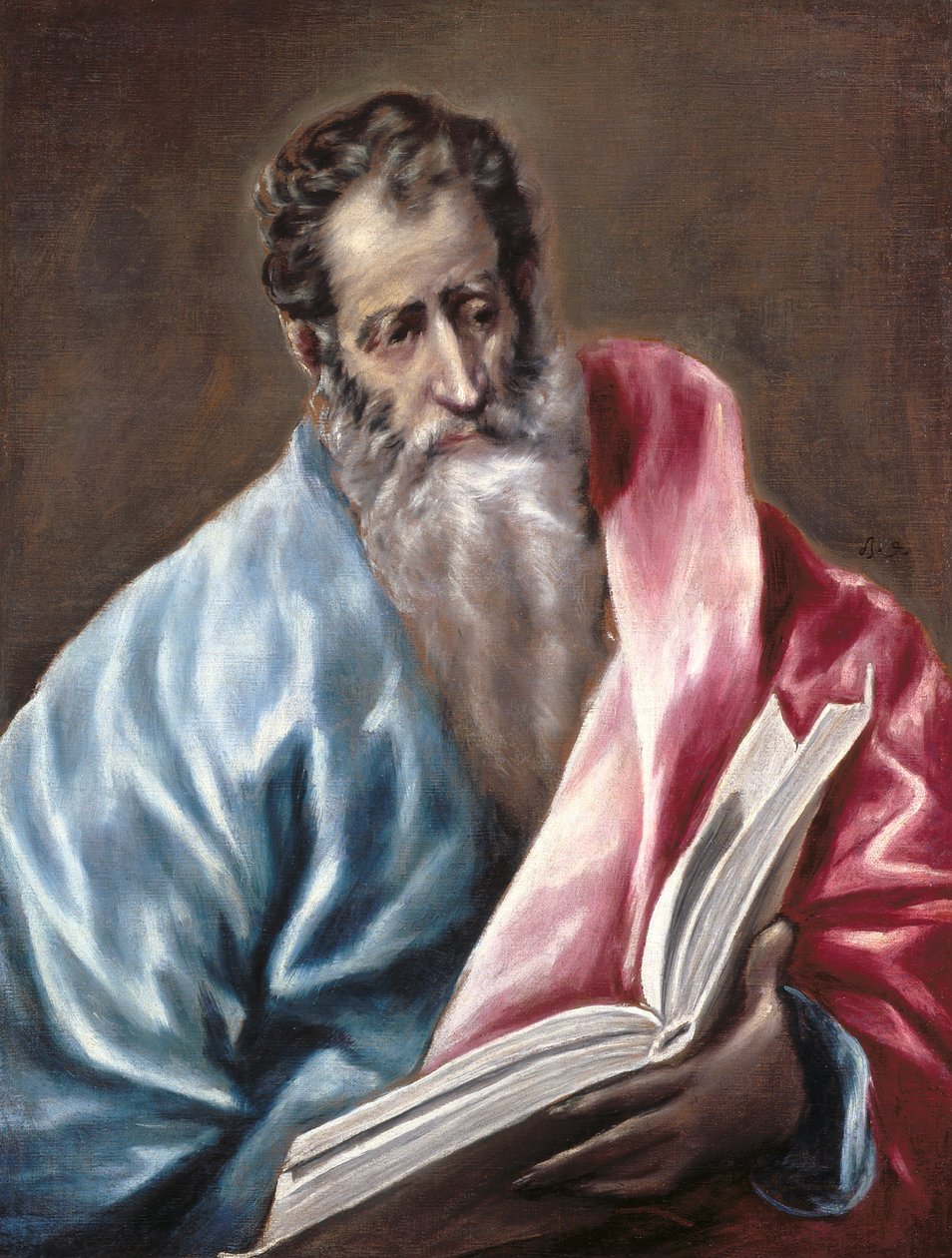 Św. Mateusz (olej na płótnie) autorstwa El (1541 1614) Greco
