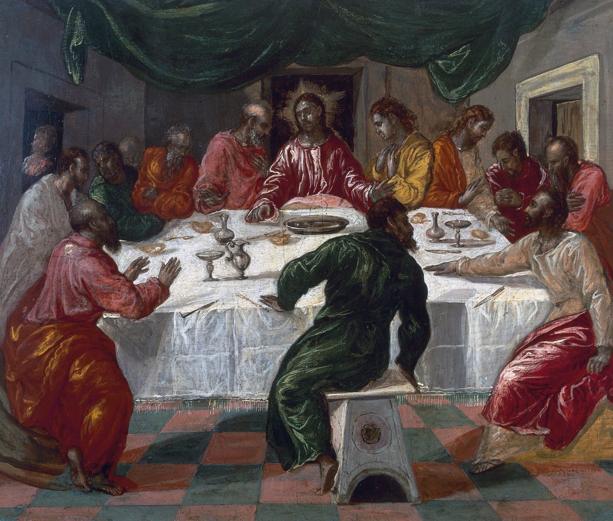 Ostatnia Wieczerza autorstwa El (1541 1614) Greco