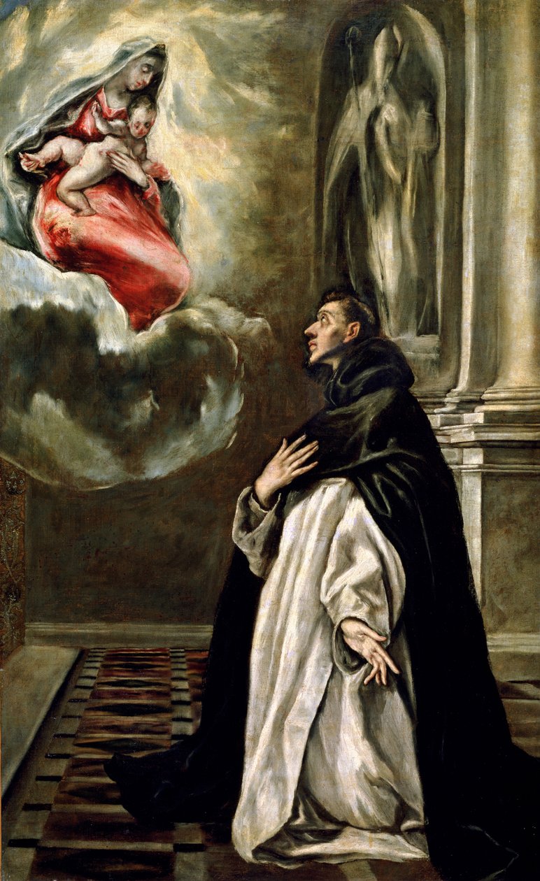 Wizja św. Jacka (olej na płótnie) autorstwa El Greco