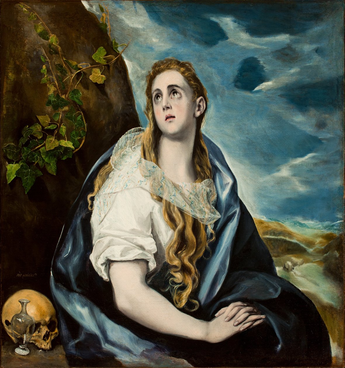Skruszona Magdalena, ok.1577 autorstwa El Greco