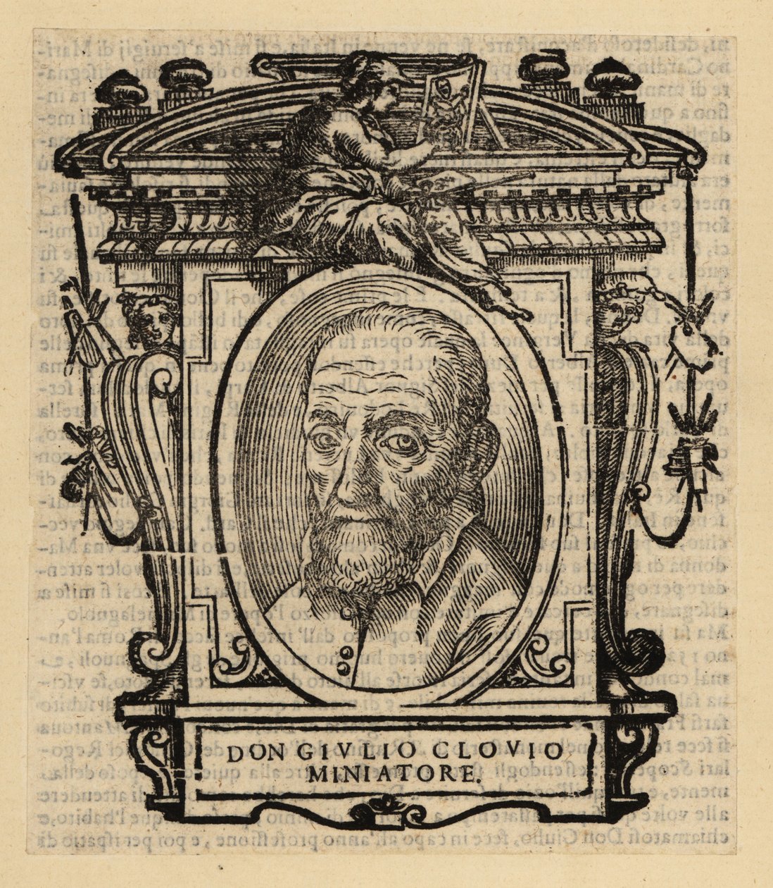 Portret Giorgio Giulio Clovio, iluminatora, miniaturzysty i malarza urodzonego w Chorwacji, działającego w renesansowych Włoszech autorstwa El Domenico (after) Greco