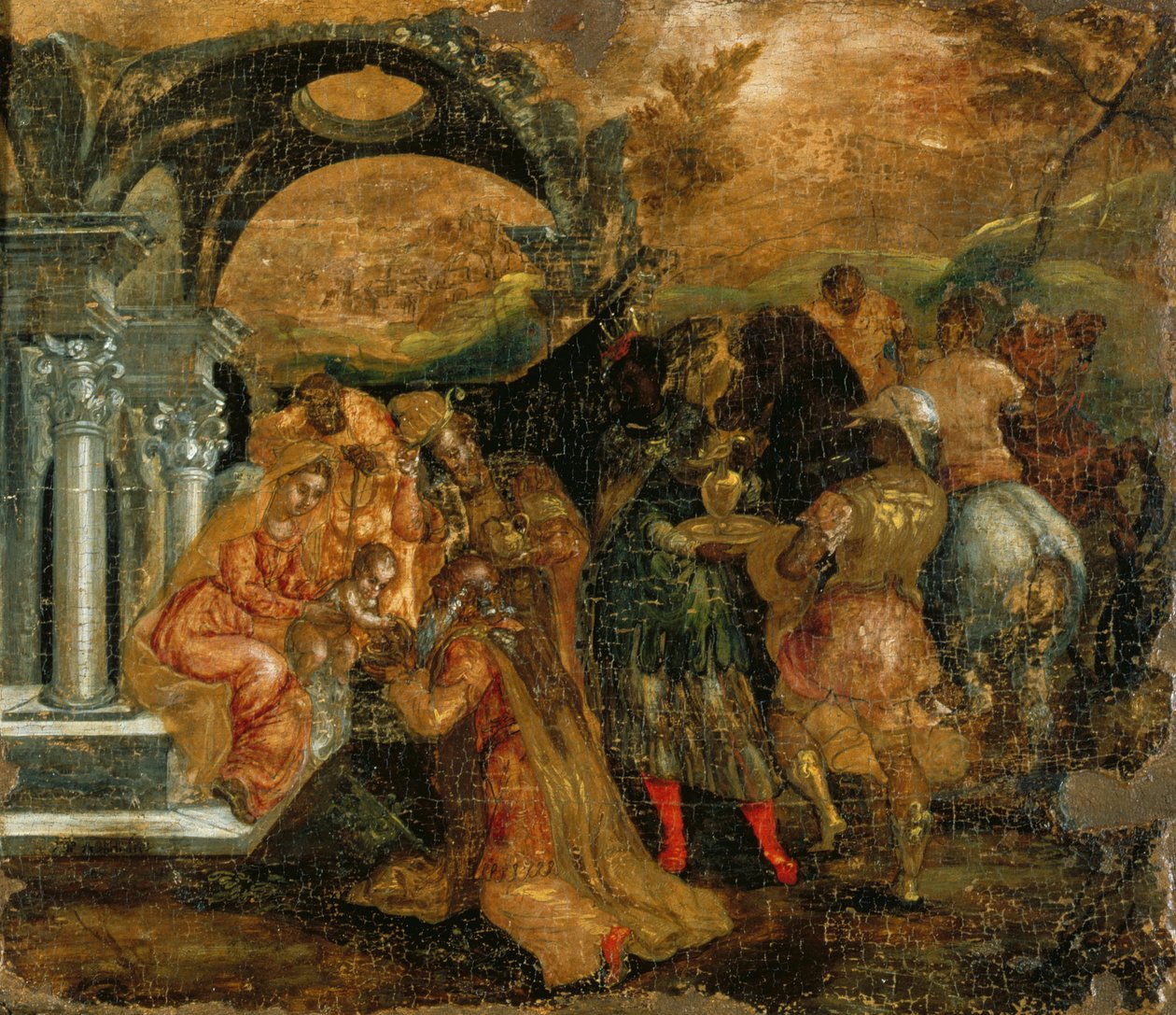 Adoracja Trzech Króli autorstwa El Greco