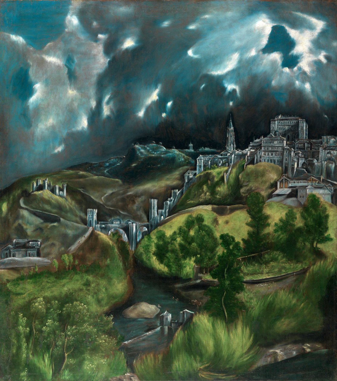 Widok na Toledo autorstwa El Greco