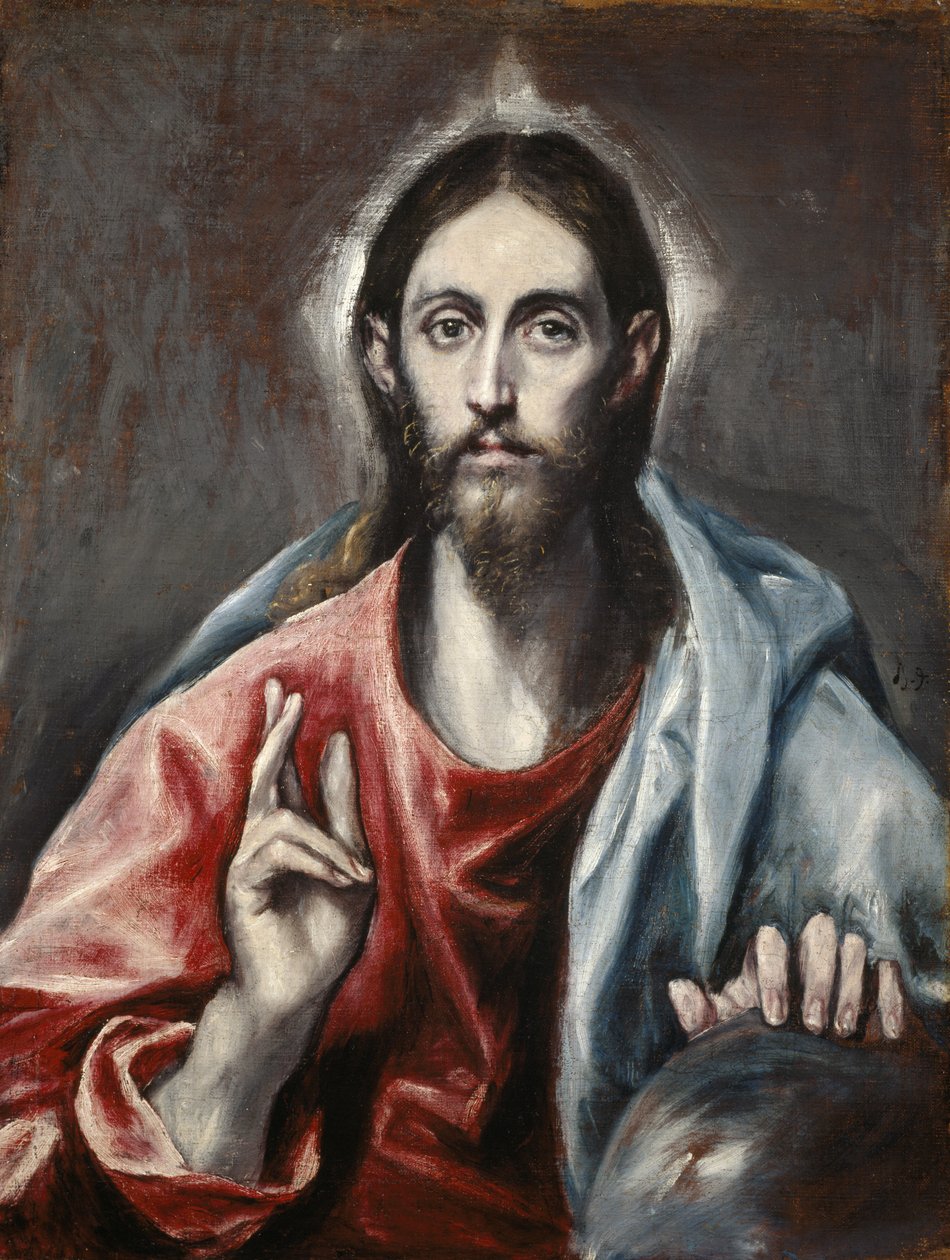 Chrystus błogosławiący („Zbawiciel świata”) autorstwa El Greco