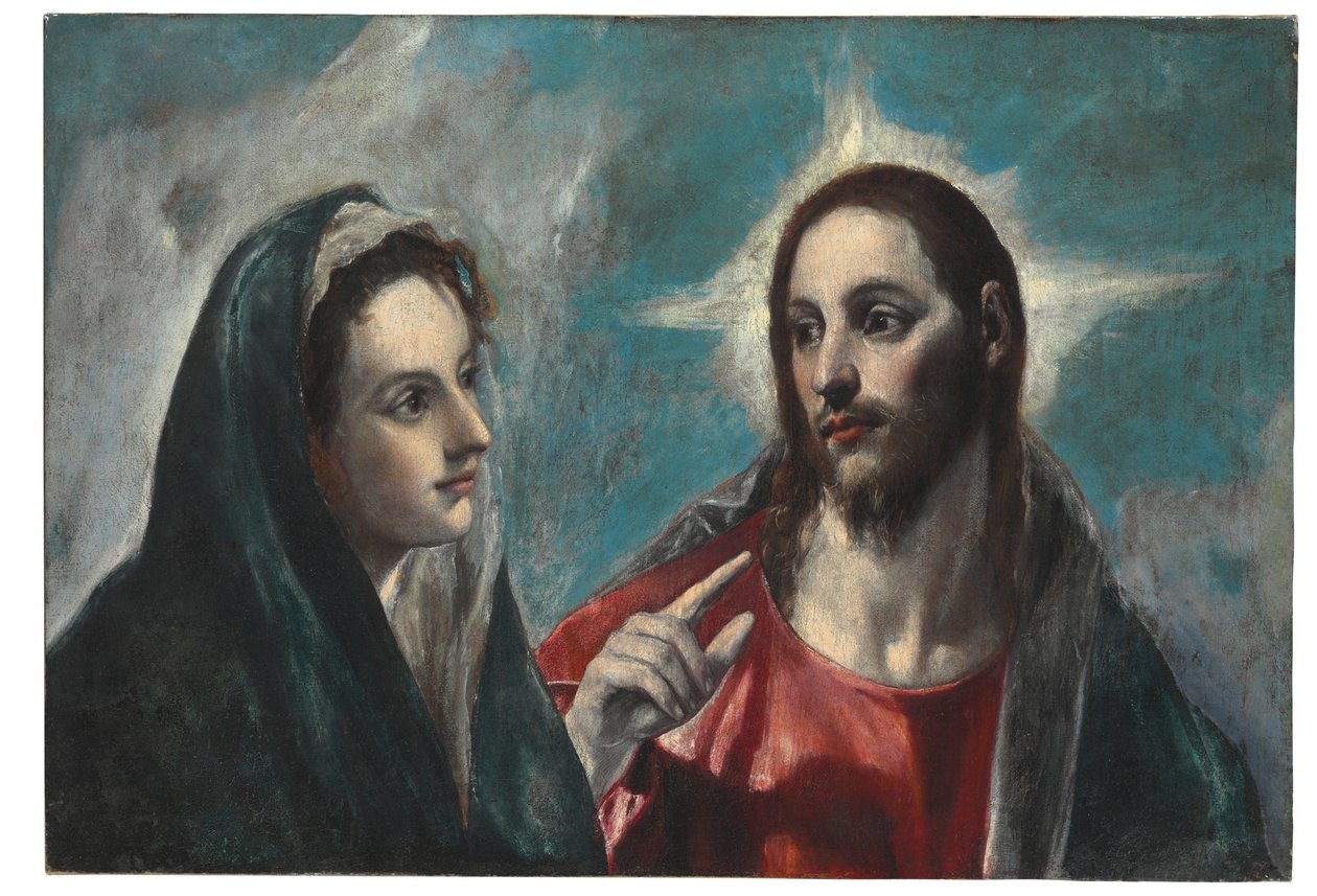 Chrystus żegnający się ze swoją Matką autorstwa El Greco