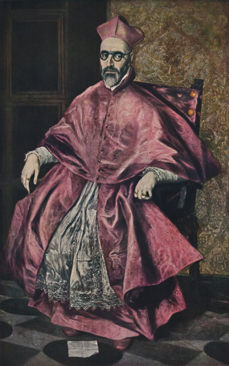 Don Fernando Nino De Guevara, Portret kardynała Nino de Guevary, 1598, 1938 autorstwa El Greco