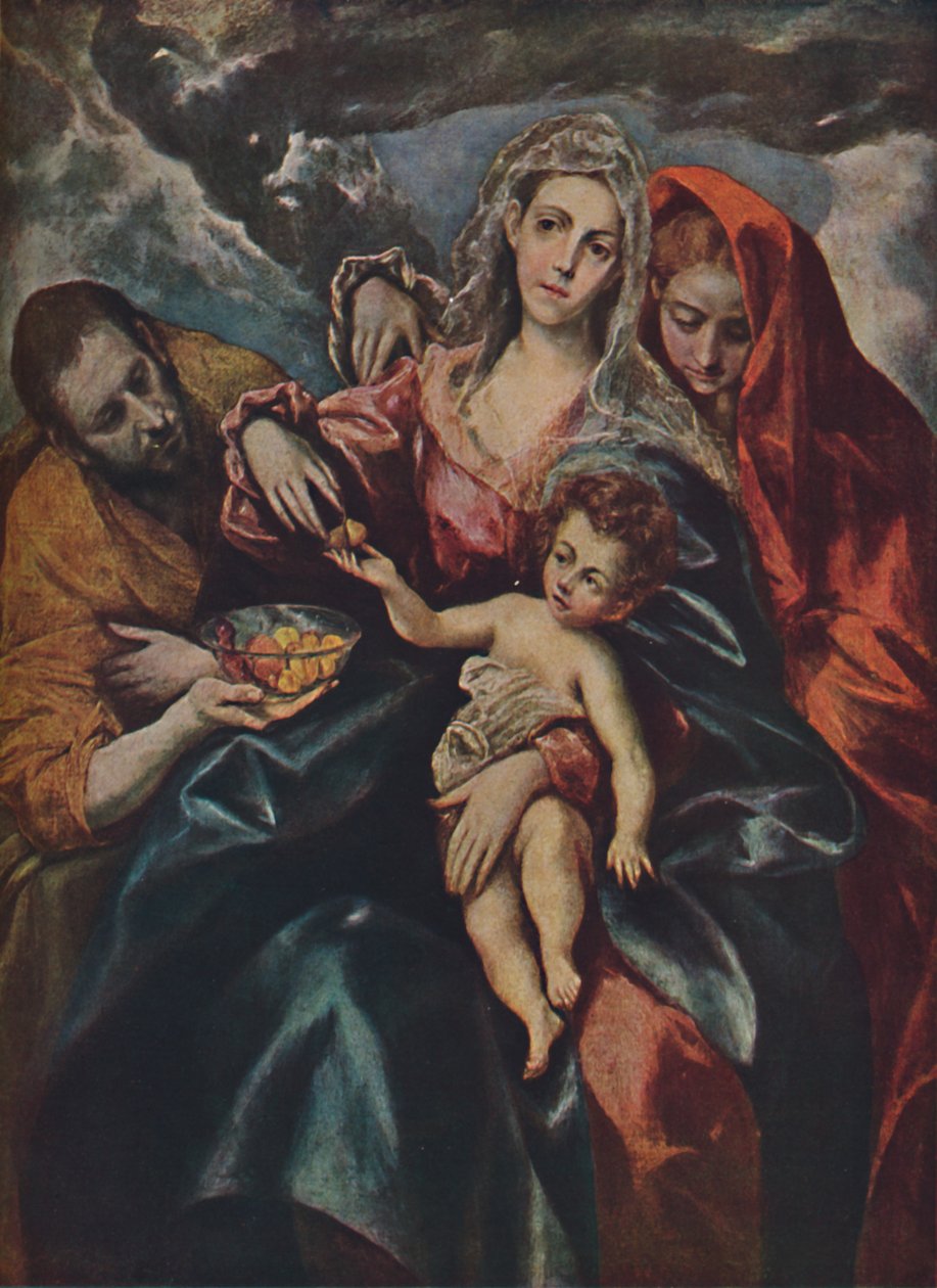 Heilige Familie, Święta Rodzina, c1590, 1938 autorstwa El Greco