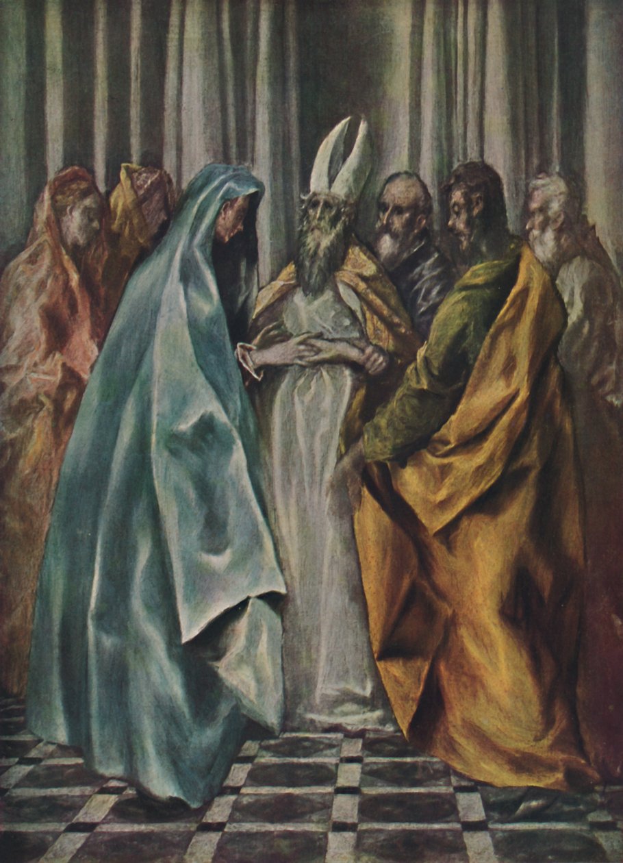 Mariae Verlobnis, Zaręczyny Dziewicy, c1600-1614, 1938 autorstwa El Greco