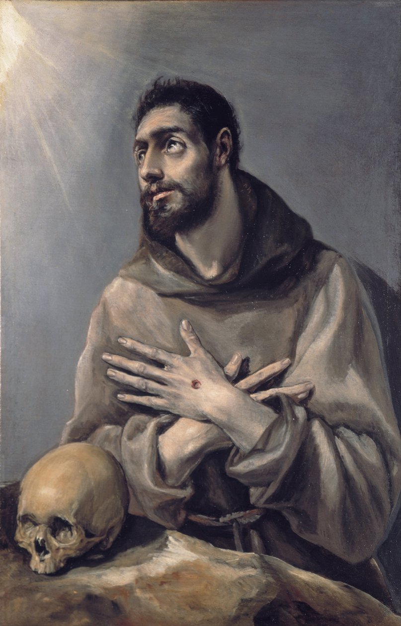 Św. Franciszek w ekstazie, ok. godz. 1580 autorstwa El Greco