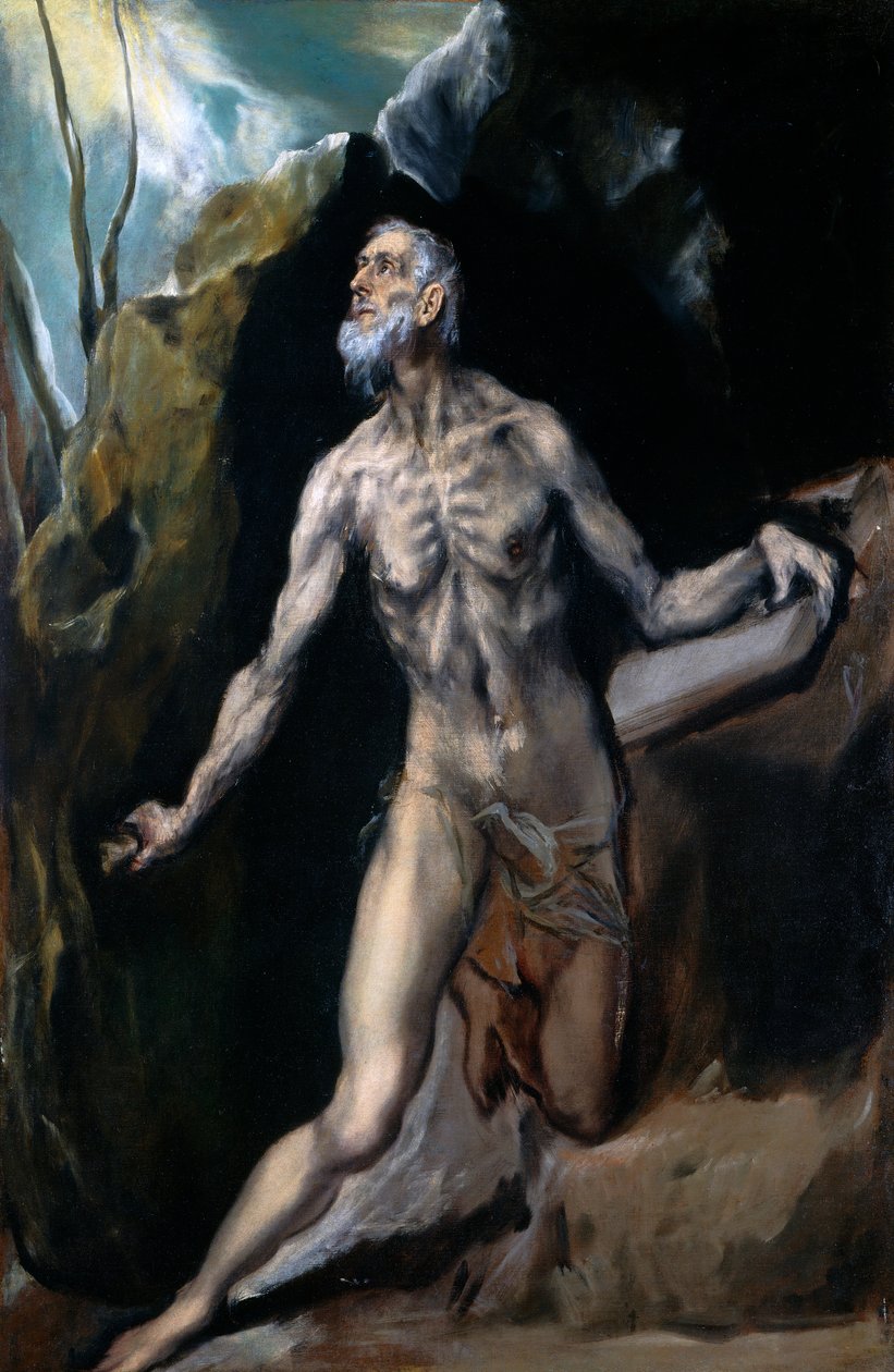 Święty Jerome autorstwa El Greco