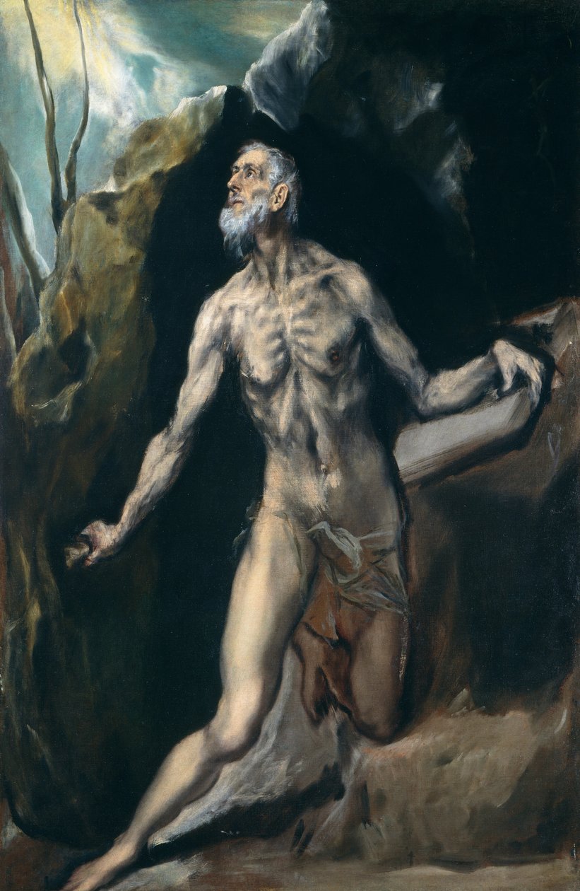 Święty Hieronim autorstwa El Greco