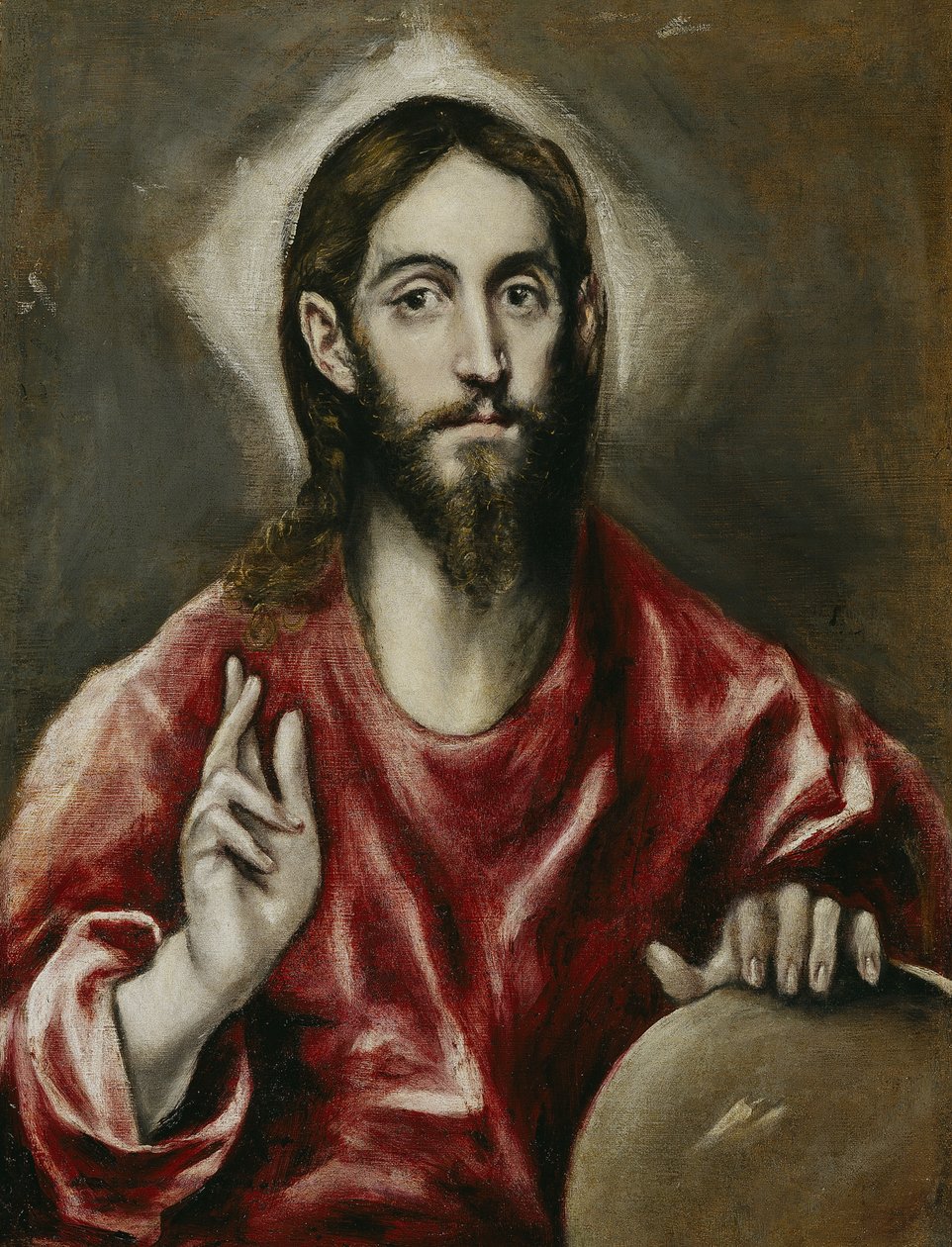 Salvator Mundi Zbawiciel Świata, 1608-1614 autorstwa El Greco