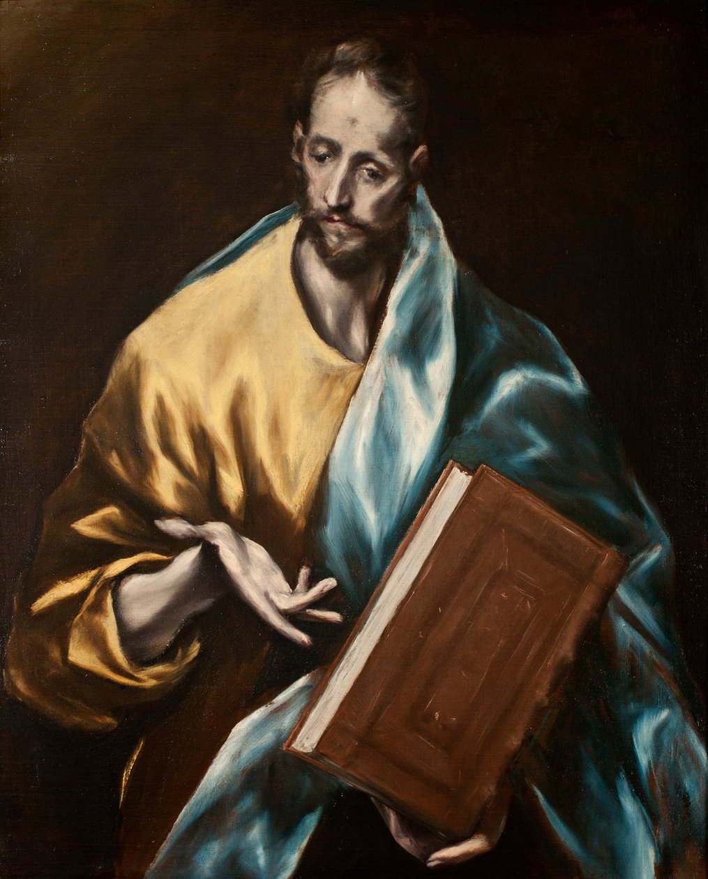 Hiszpański:  El apóstol Santiago el Menor Apostoł św. Jakuba Mniejszego autorstwa El Greco