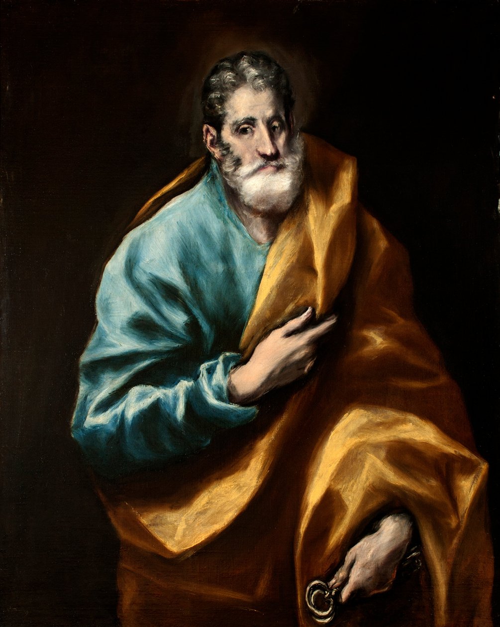 Hiszpański: San Pedro Apóstol Apostoł Świętego Piotra autorstwa El Greco