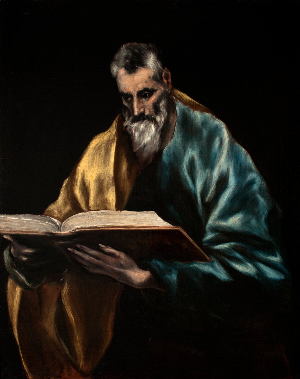 Hiszpański: Simón el Zelote Apostoł Święty Szymon autorstwa El Greco
