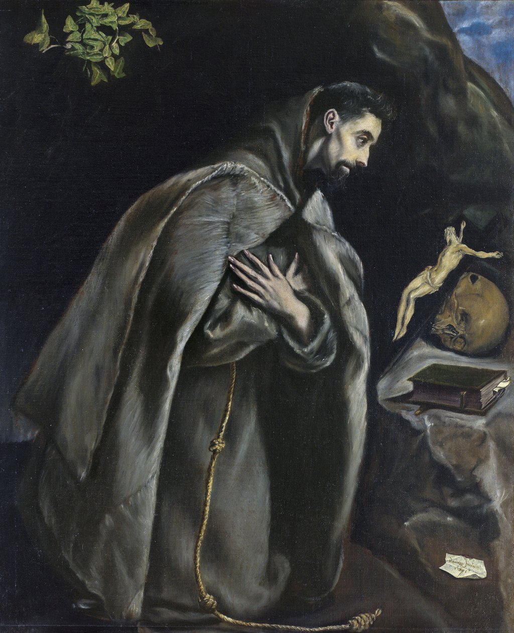 Św. Franciszek w modlitwie przed Ukrzyżowaniem autorstwa El Greco