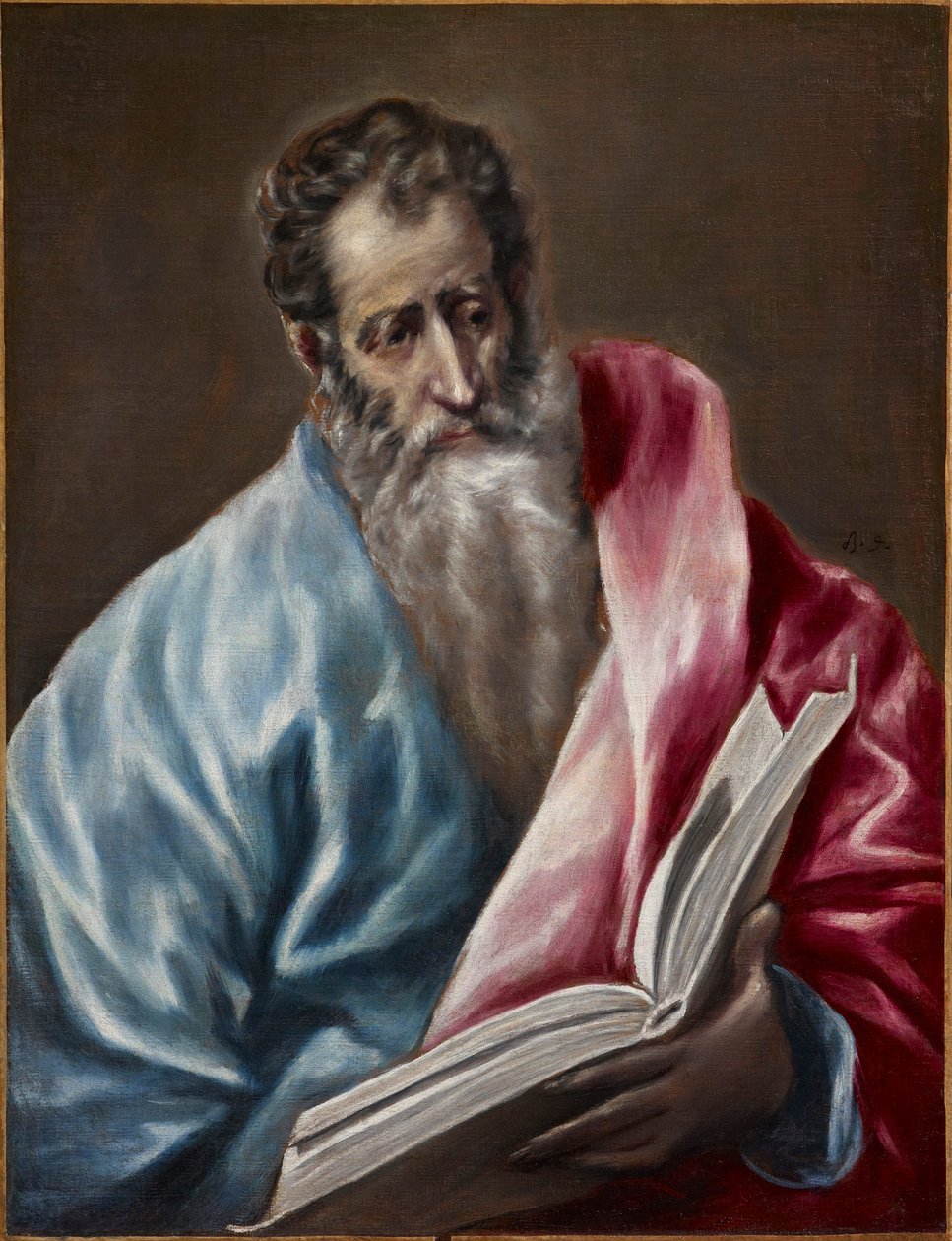 Święty Mateusz autorstwa El Greco