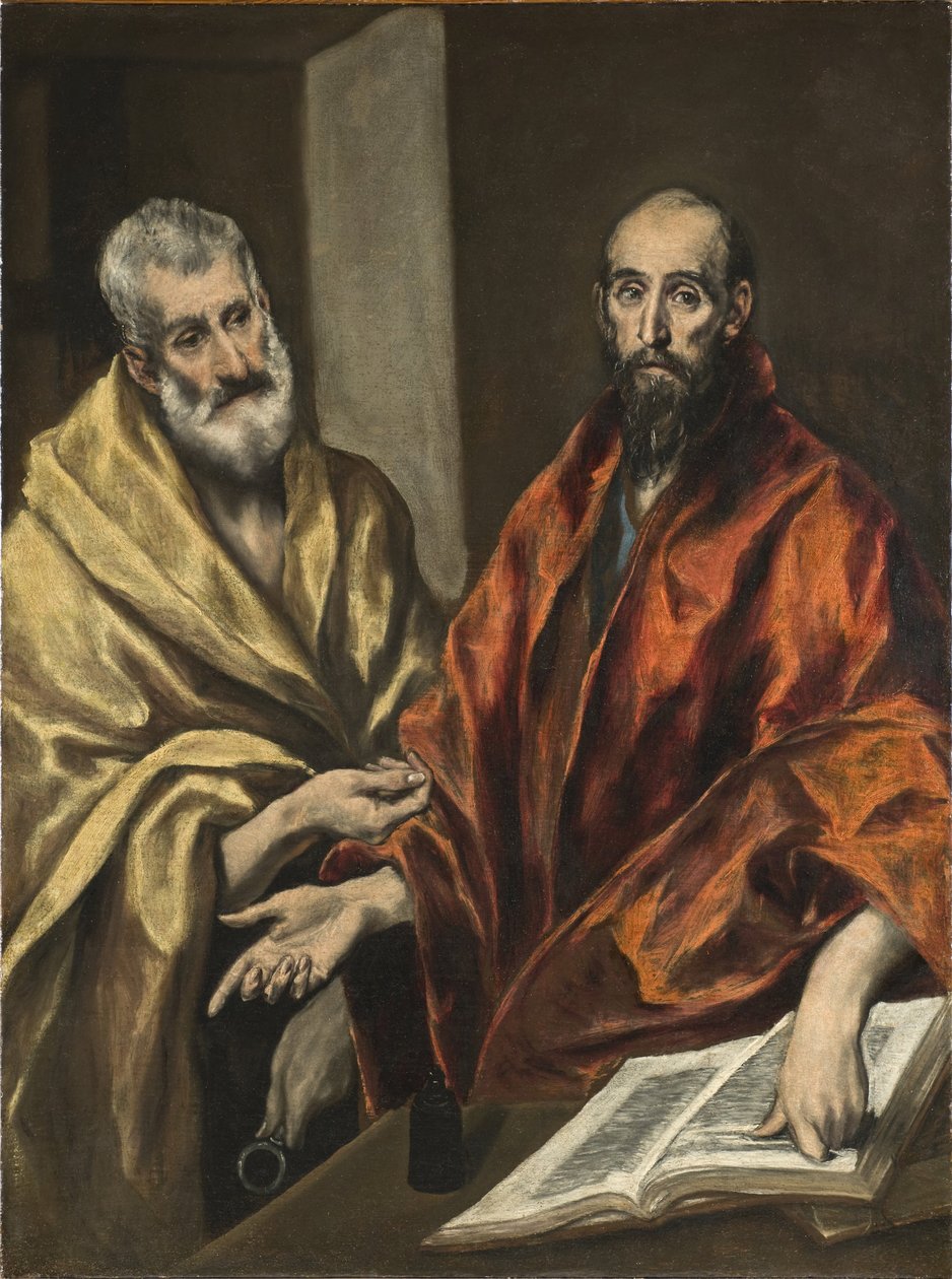 Święty Piotr i święty Paweł autorstwa El Greco