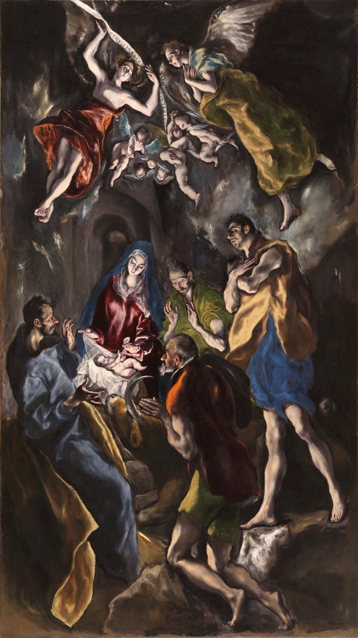 Adoracja pasterzy autorstwa El Greco
