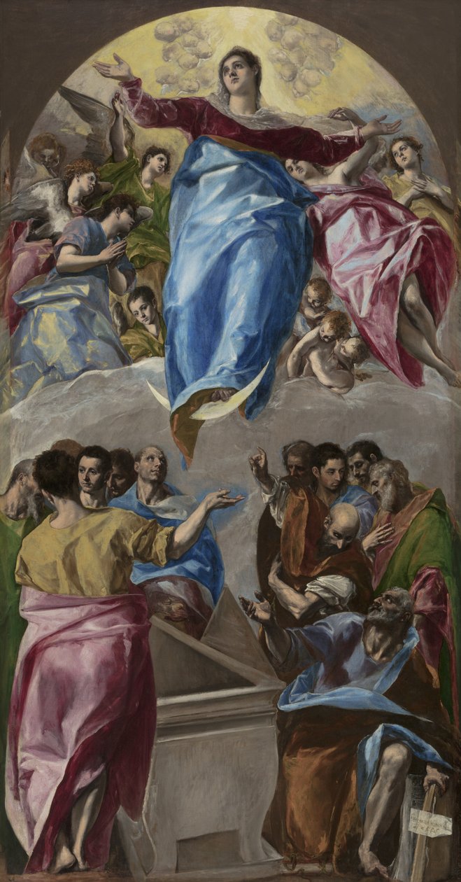 Wniebowzięcie Najświętszej Maryi Panny autorstwa El Greco