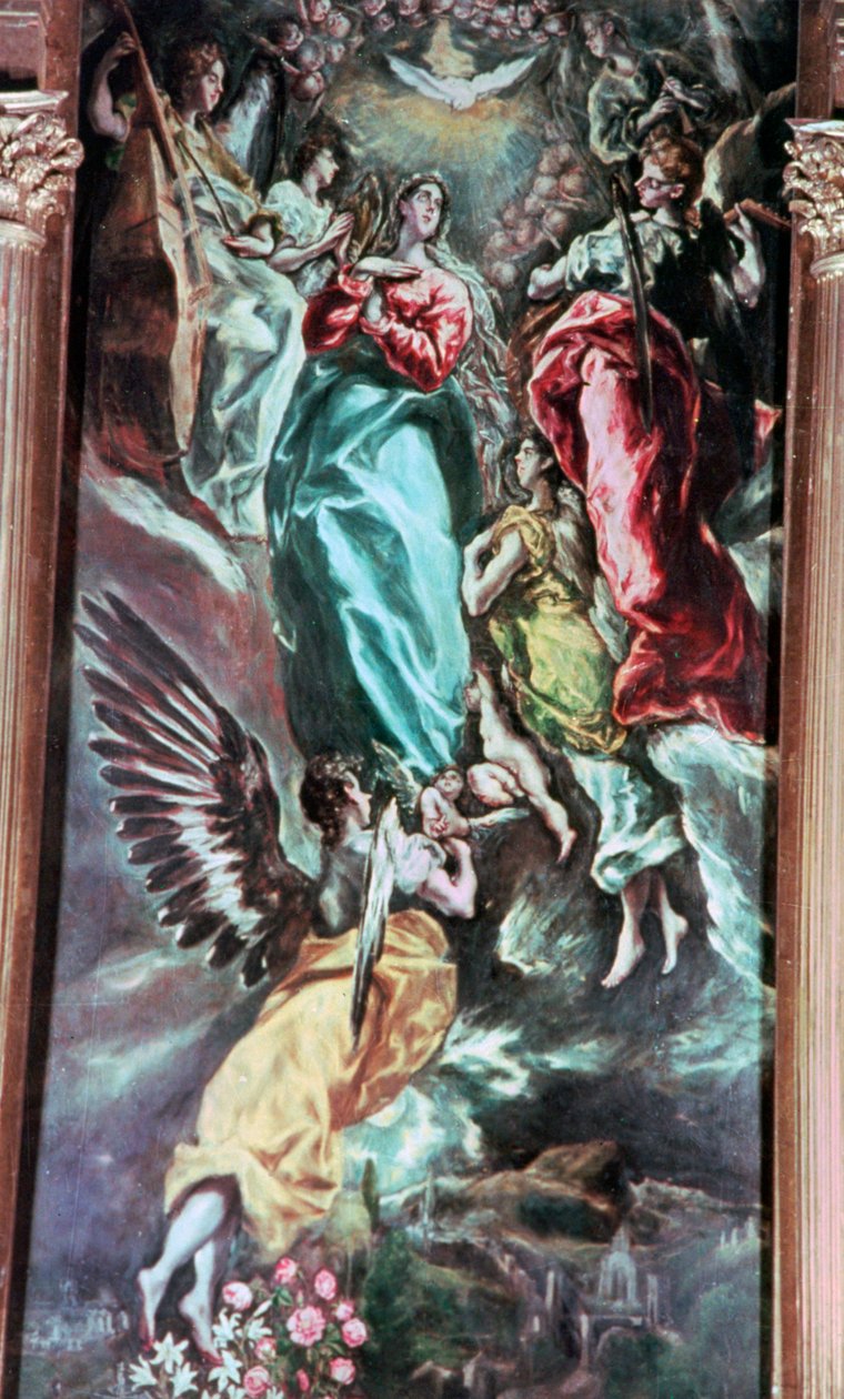 Wniebowzięcie NMP, c1613 autorstwa El Greco