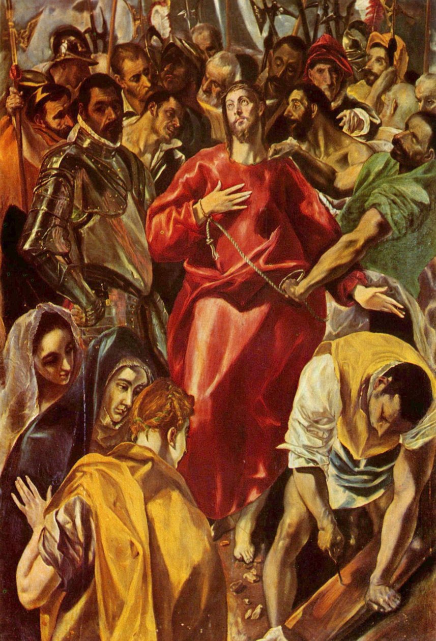 Rozebranie Chrystusa autorstwa El Greco