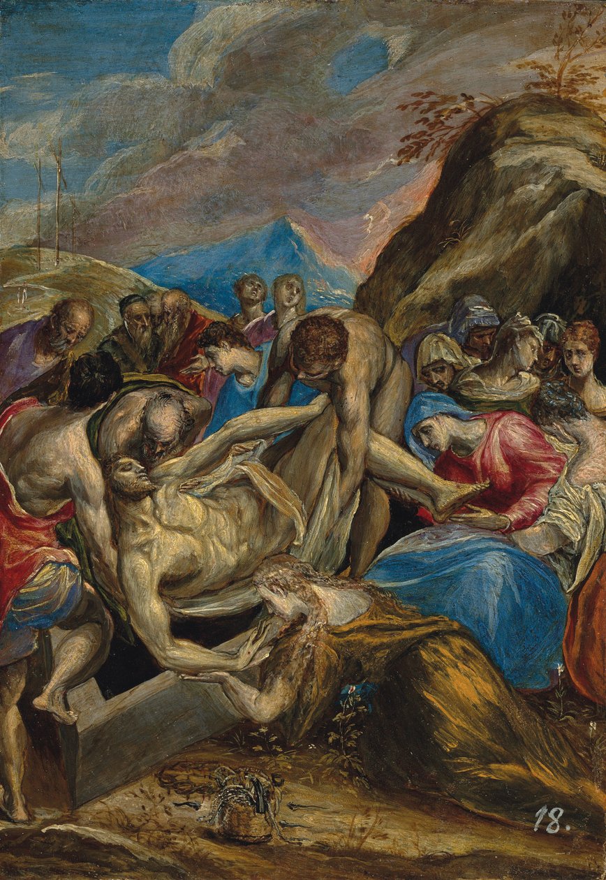 Złożenie do grobu Chrystusa autorstwa El Greco