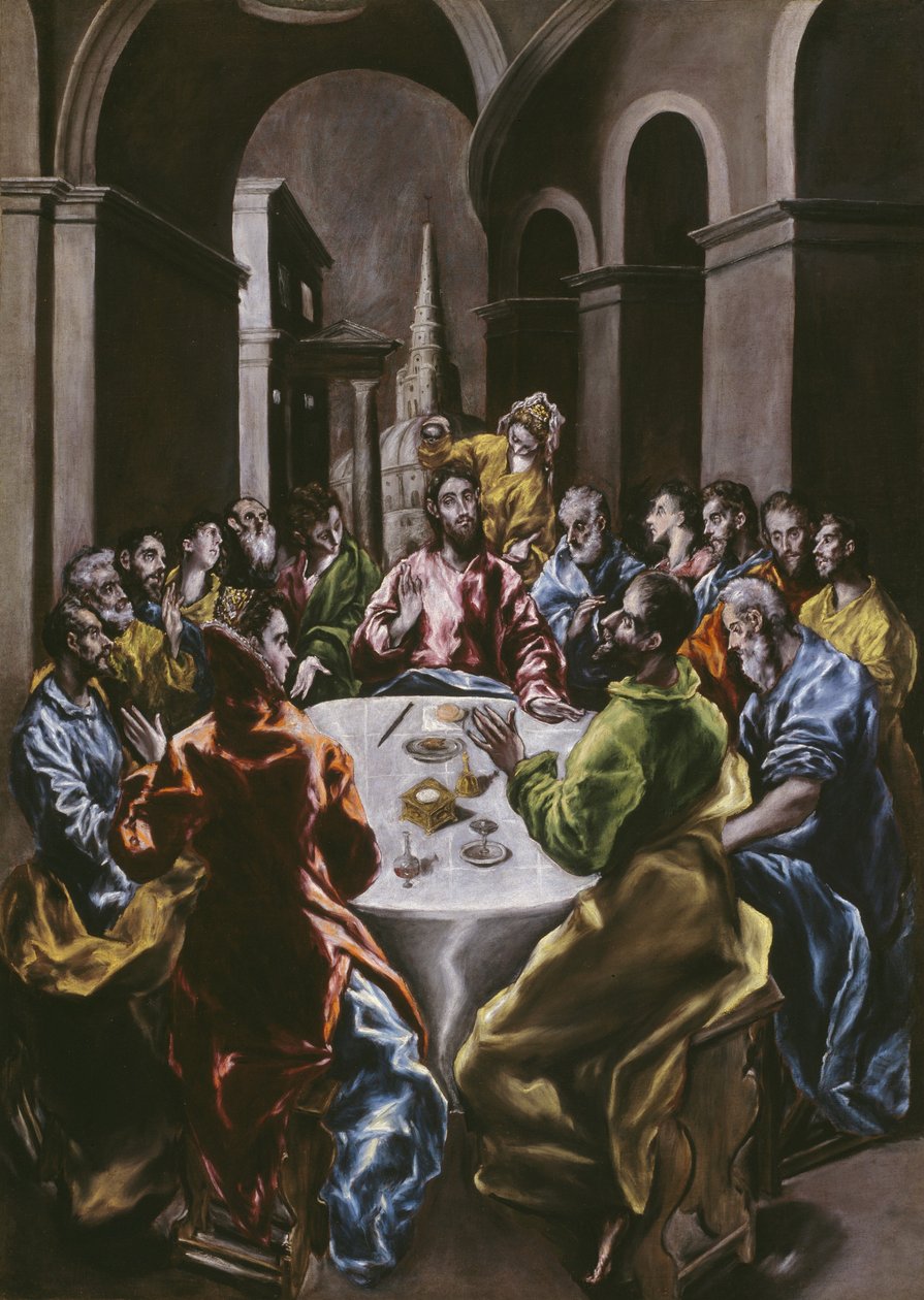 Święto w domu Szymona, 1608-14 autorstwa El Greco