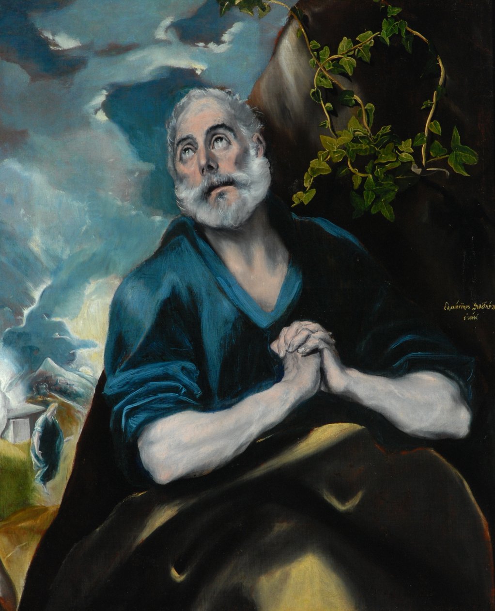 Łzy świętego Piotra autorstwa El Greco
