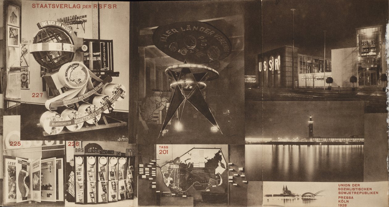 ZSRR. Katalog pawilonu sowieckiego na Międzynarodowej Wystawie Prasowej, Kolonia, 1928 autorstwa Eliezer Markowich Lissitzky