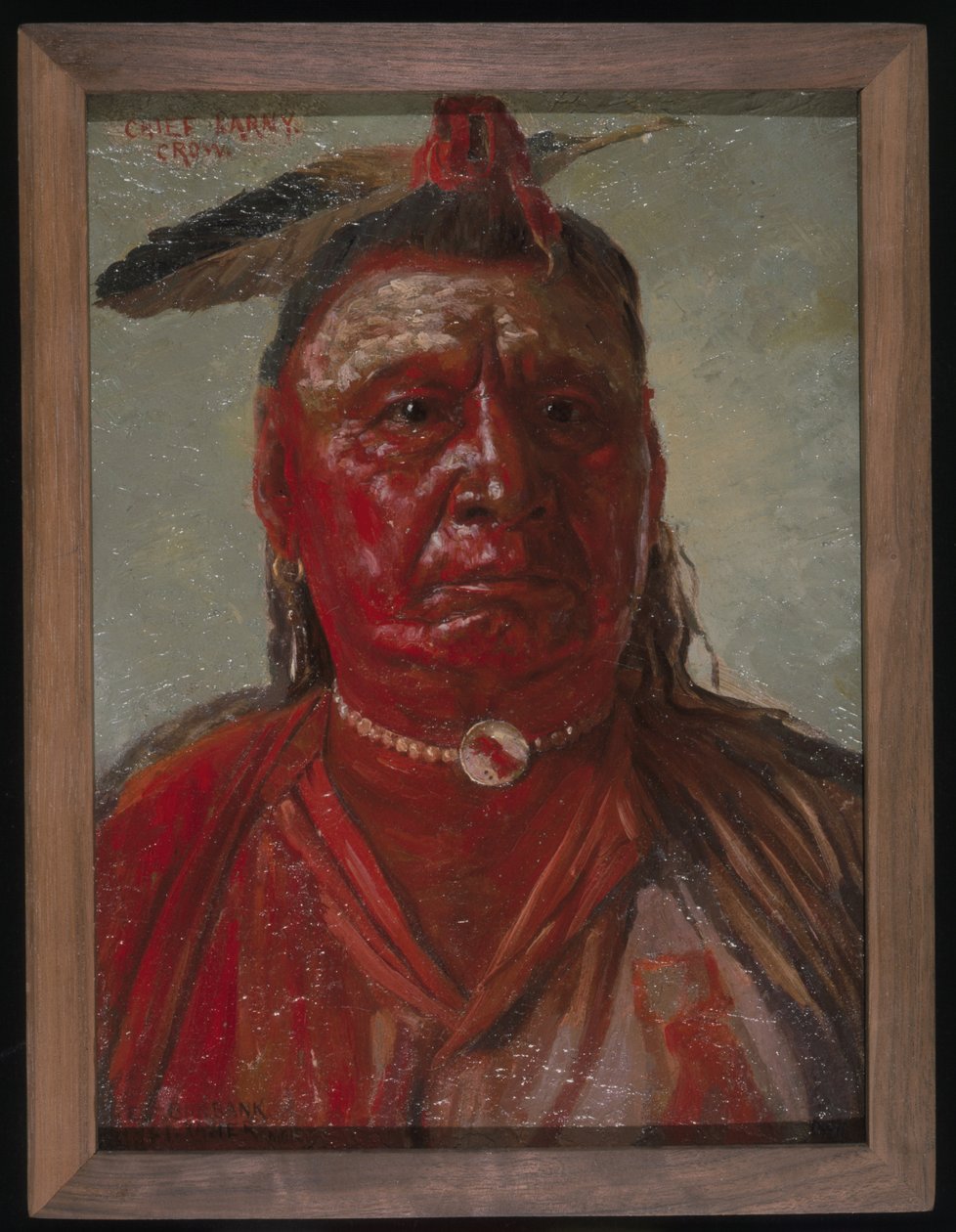 Chief Larny (olej na płótnie) autorstwa Elbridge Ayer Burbank
