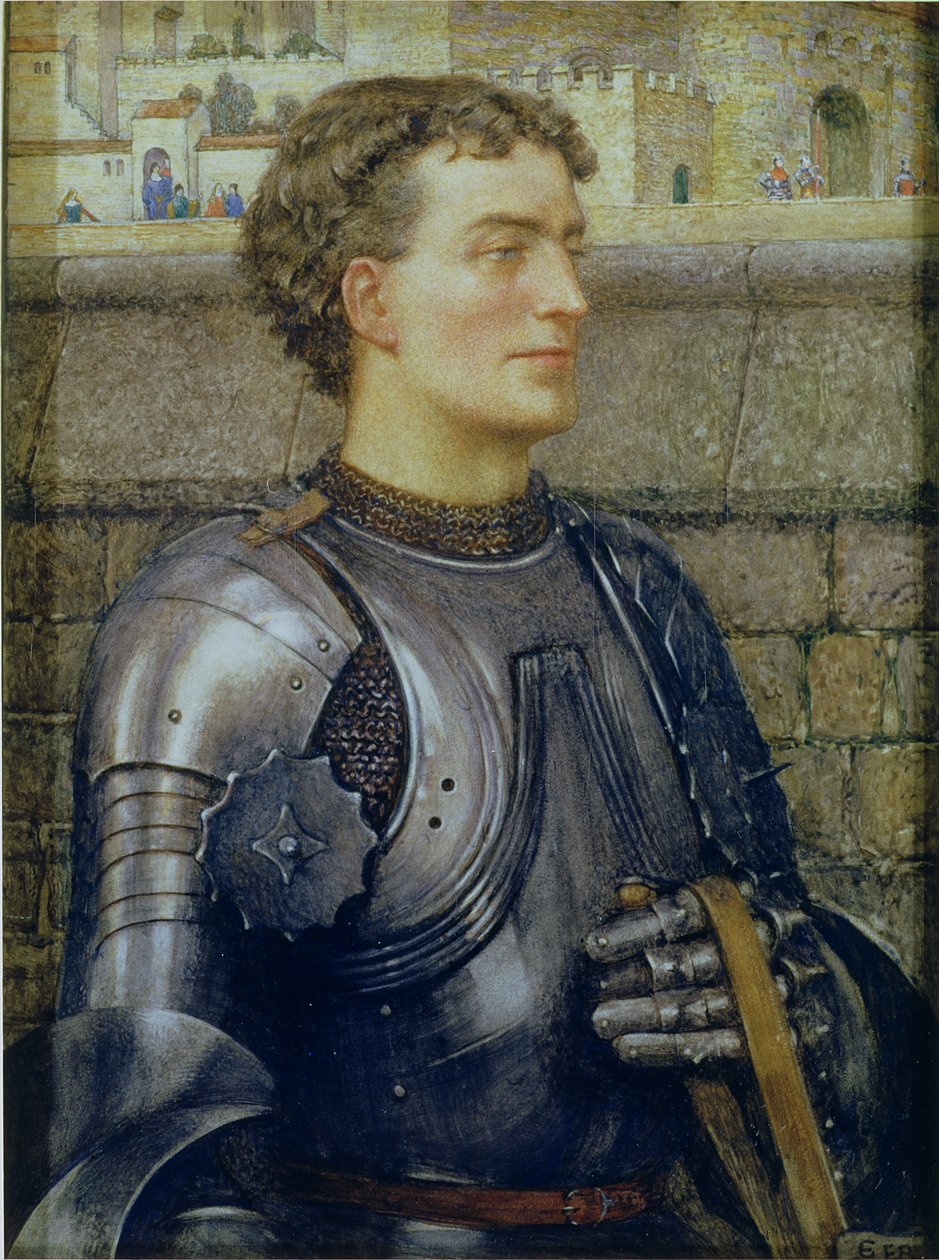 Rycerz w zbroi autorstwa Eleanor Fortescue Brickdale