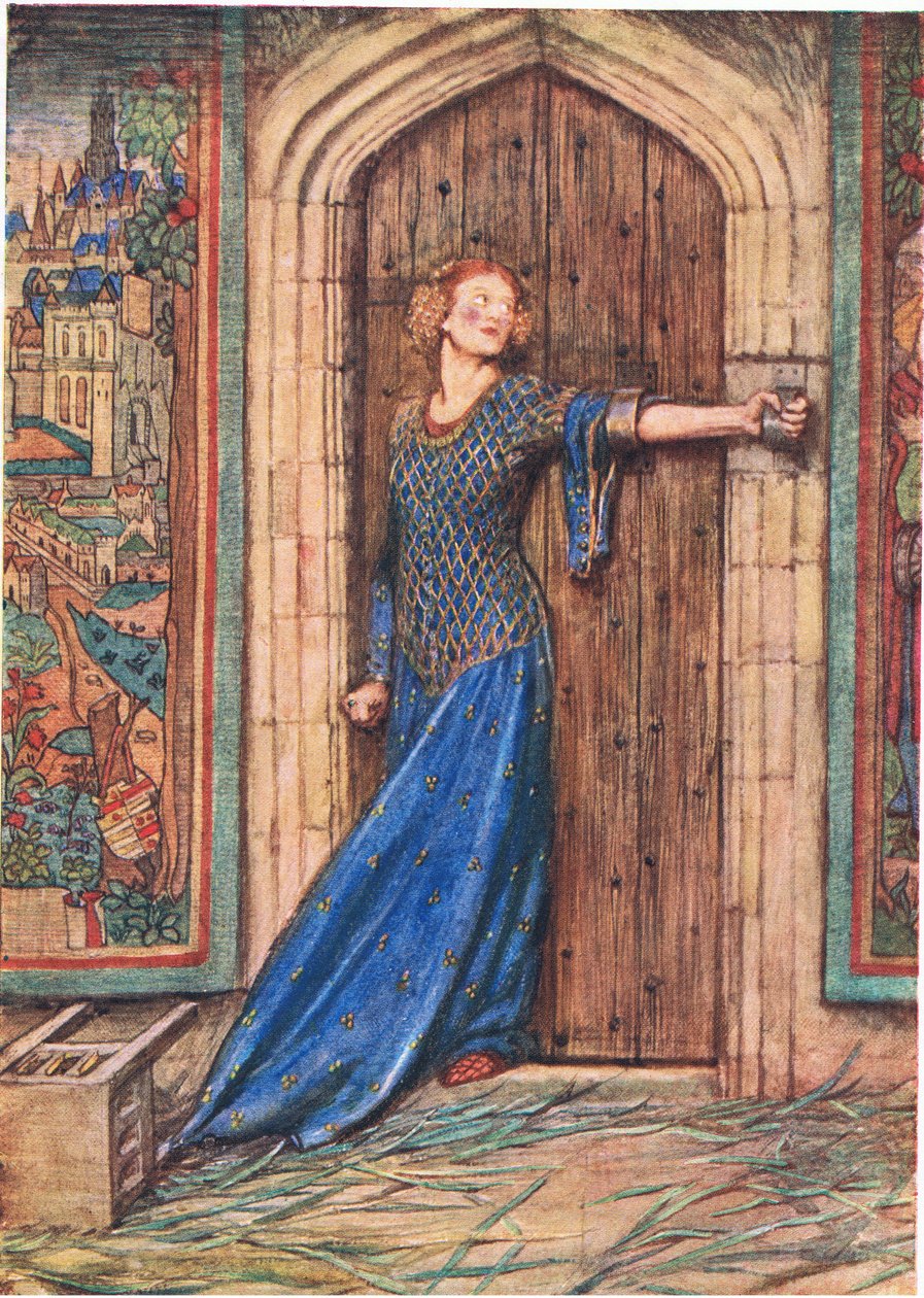 Kate Barless: The Kings Tragedy: I nie ma baru, ale miałem ramię (lito) autorstwa Eleanor Fortescue Brickdale
