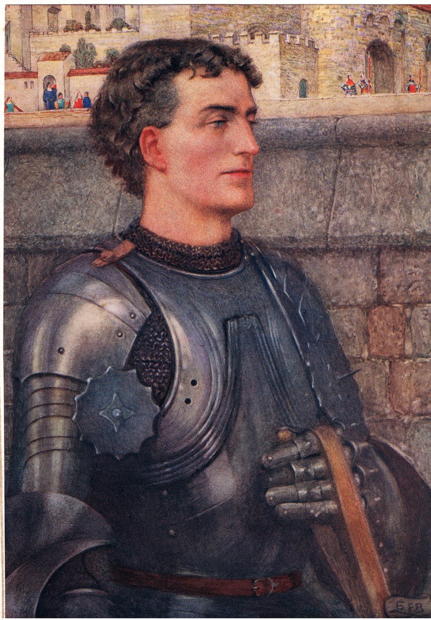 Lancelot, c.1910 (kolor lito) autorstwa Eleanor Fortescue Brickdale