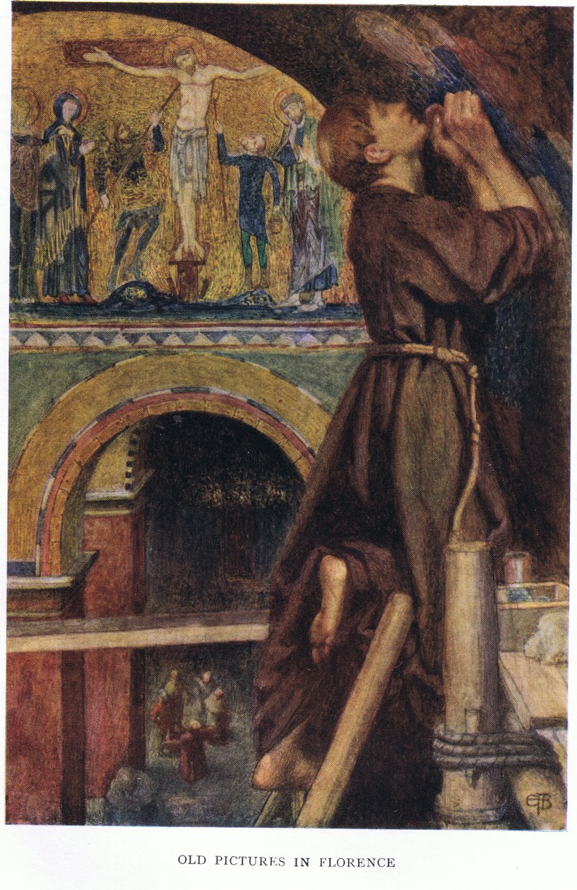 Stare obrazy we Florencji autorstwa Eleanor Fortescue Brickdale