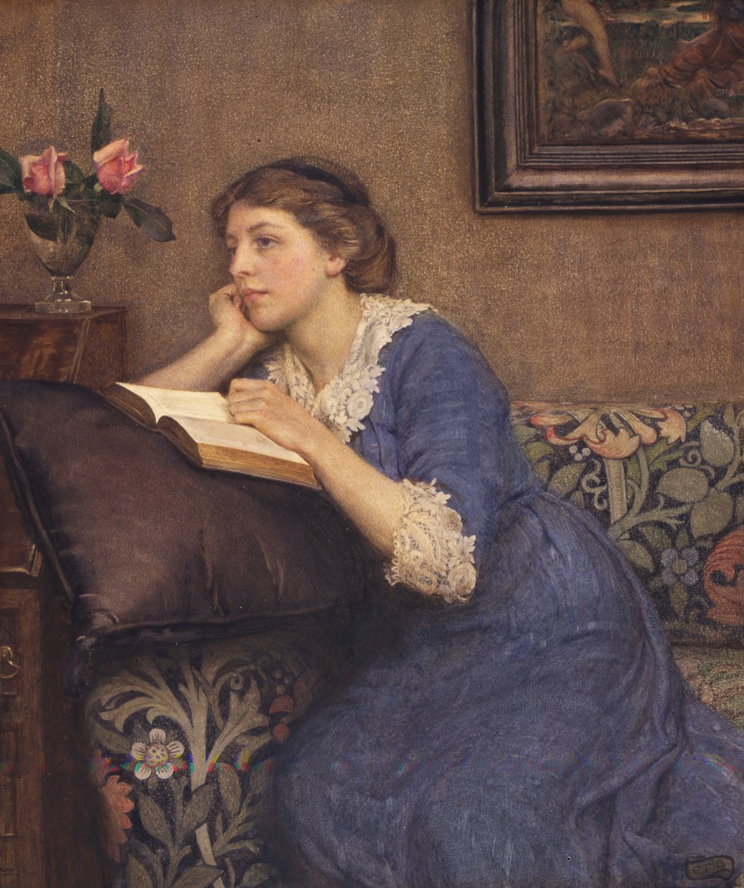 Portret Winifred Roberts, ok. 1913 (akwarela na papierze) autorstwa Eleanor Fortescue Brickdale