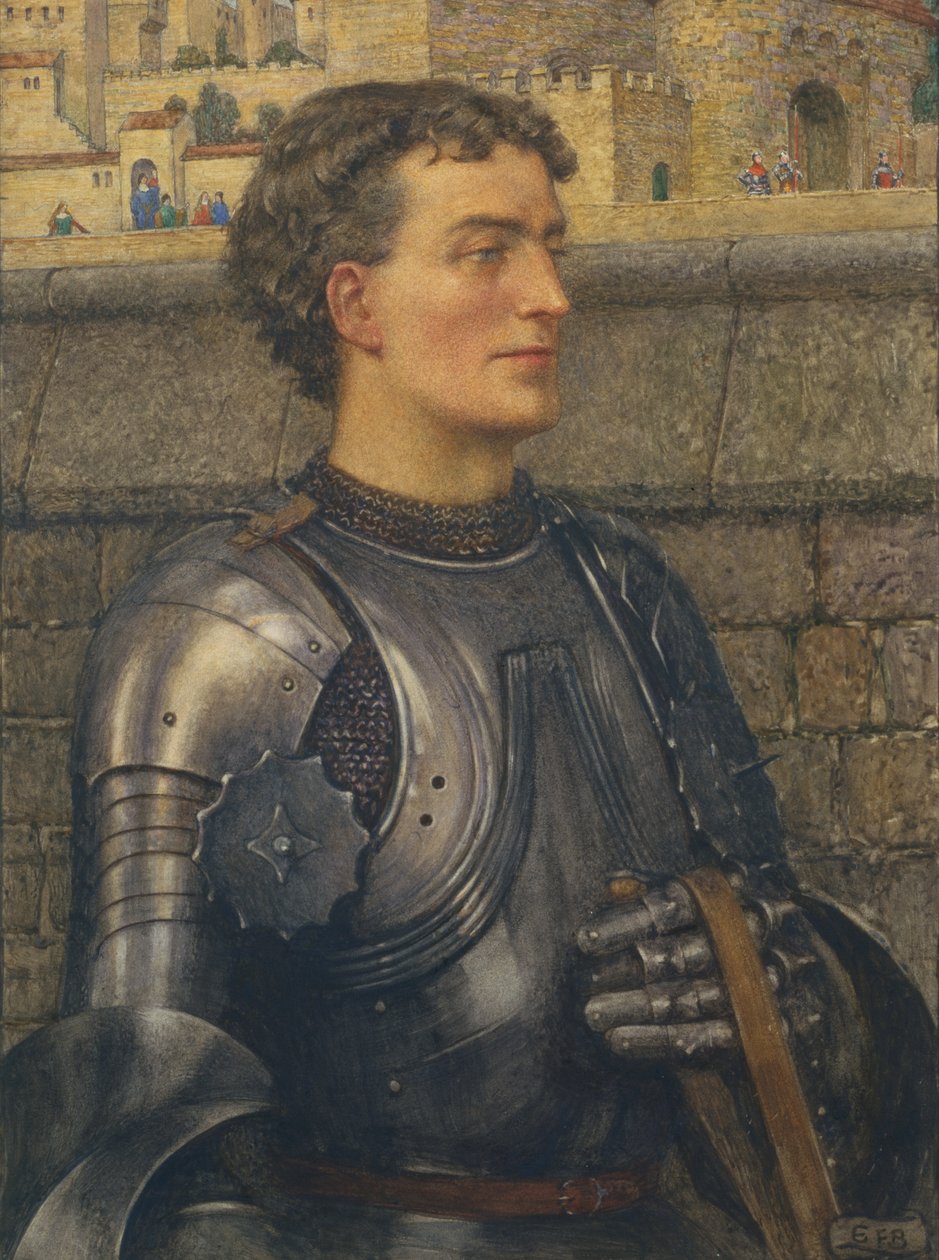 Sir Lancelot autorstwa Eleanor Fortescue Brickdale