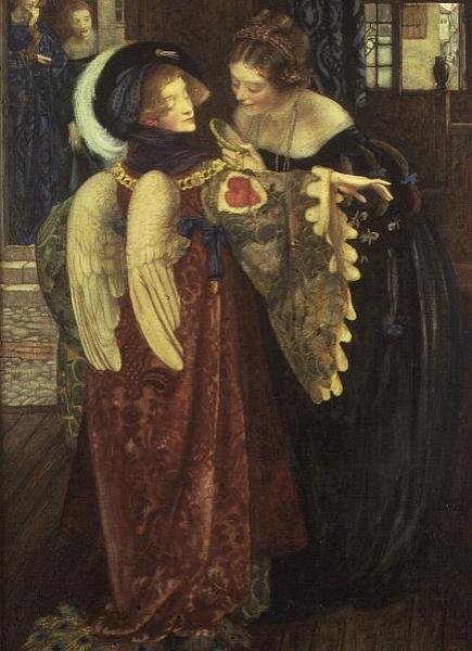 Czuły dotyk autorstwa Eleanor Fortescue Brickdale