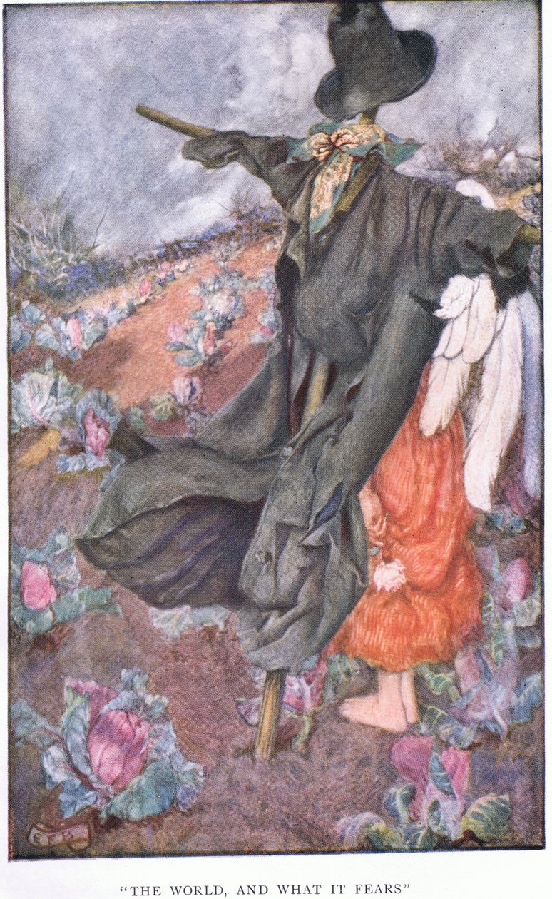 Świat i czego się boi autorstwa Eleanor Fortescue Brickdale