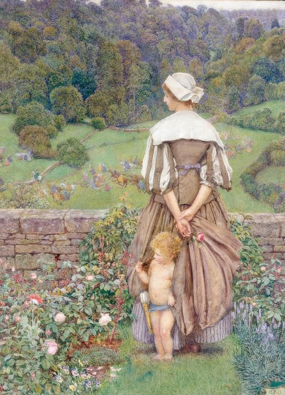 Odcień i płacz po Kupidyna autorstwa Eleanor Fortescue Brickdale