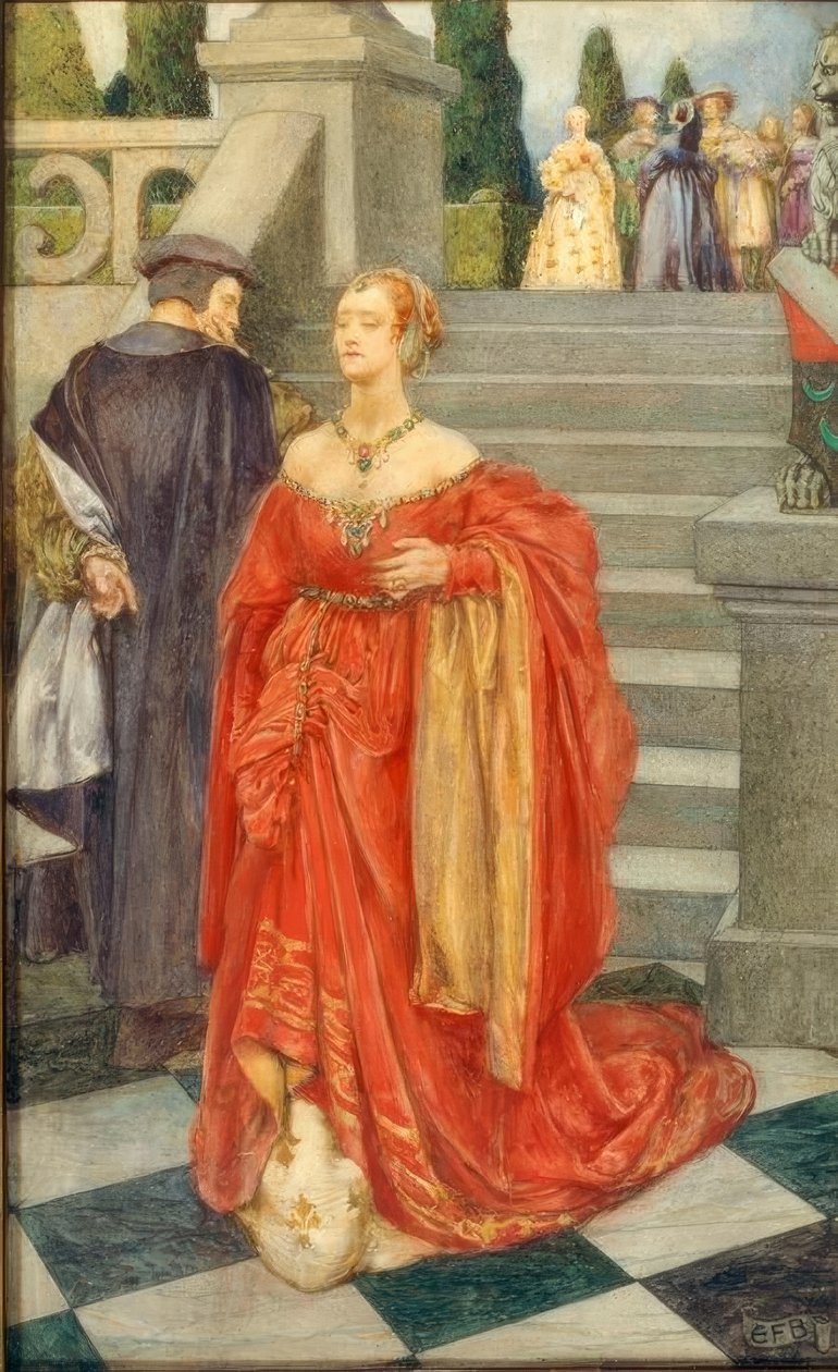 Ale kiedy serce dozna ciosu, ból tak szybko minie, autorstwa Eleanor Fortescue Brickdale