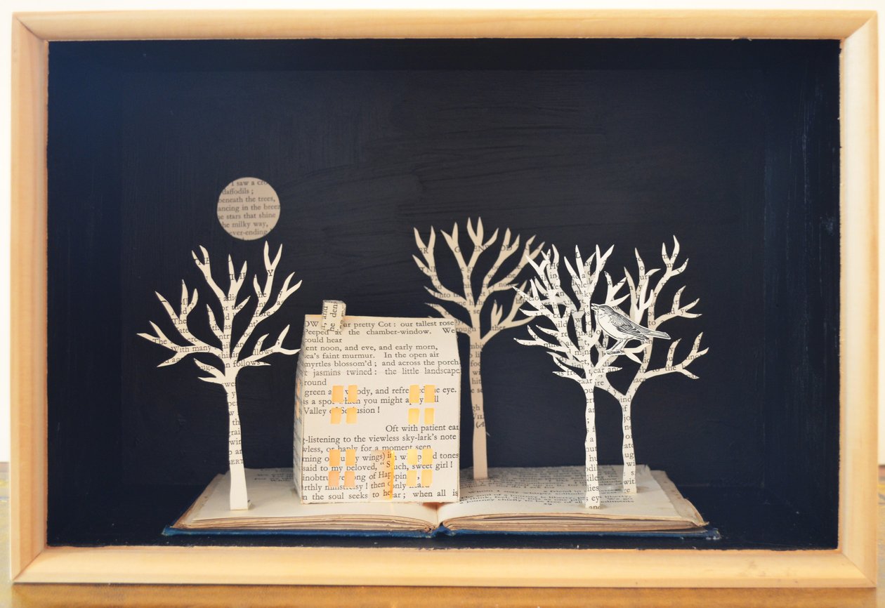 Domek light box, 2012 (mieszane media) autorstwa Eleanor Grafton
