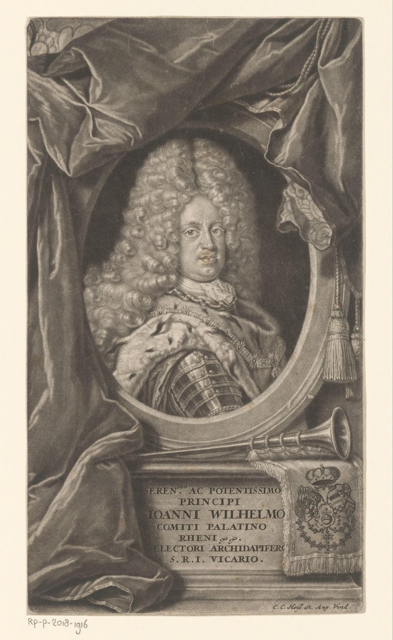 Portret Johanna Wilhelma autorstwa Elias Christopf Heiss